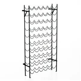 Homcom Weinregal 63 x 20,5 x 118 cm Schwarz