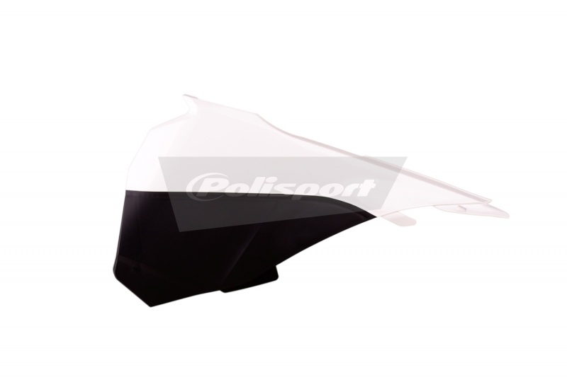 POLISPORT KTM SX85 wit/zwarte airbox covers