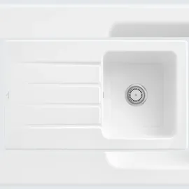 Villeroy & Boch Architectura 50 weiß alpin + Handbetätigung