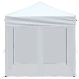 vidaXL Partyzelte 2 x 2 m inkl. Seitenwände Weiß