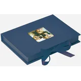 walther design Geschenkbox blau 14,5 x 20,1 x 2,8 cm