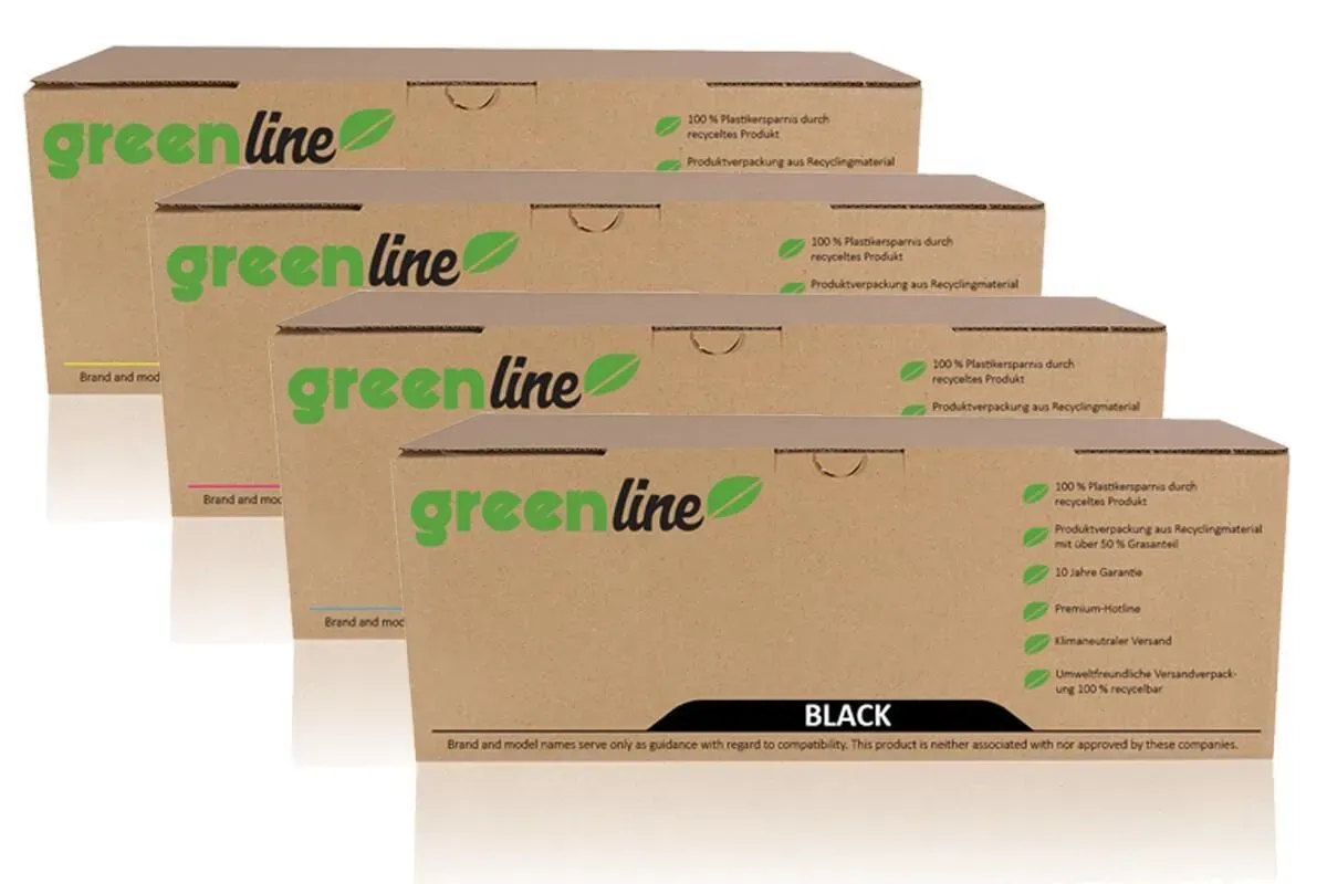 greenline Multipack ersetzt HP CF380X / 312X enthält 4x Tonerkartusche