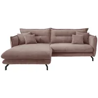 Wohnlandschaft Lava Rosa Cord
