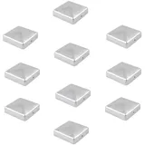 Baumarktplus 10x Pfostenkappe verzinkt 91 mm Pyramide Abdeckkappe für Pfosten 9 x 9 cm