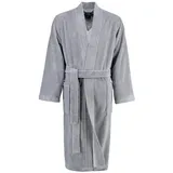 CAWÖ LAGO Bademantel Herren Kimono 800 graphit - 73 L