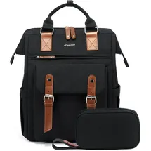 luxuskollektion Schulrucksack 17 Zoll schwarz