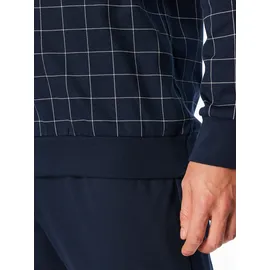 SCHIESSER Pyjama Fine Interlock Blau 56