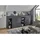 Sconto Xora Mehrzweckschrank Multiraumkonzept - grau ¦ Maße (cm): B: 70 H: 185 T: 40.0