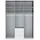 Wiemann Drehtürenschrank Monaco 148,5 x 216 x 58 cm Braun
