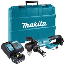 Makita DDA 450 SF1K Akku Winkelbohrmaschine 18 V 70 Nm Brushless + 1x Akku 3,0 Ah + Ladegerät + Koffer