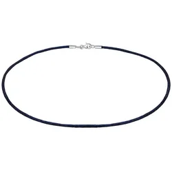Nenalina Seidenband Kette Basic Kombinierbar 925 Silber Ketten   Damen 