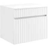 vidaXL Badezimmerschrank Weiß 59 x 44,5 x 50 cm