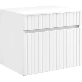vidaXL Badezimmerschrank Weiß 59 x 44,5 x 50 cm