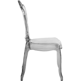 Beliani Esszimmerstuhl 2er Set Vermont schwarz