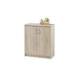 Bega Kommode Schrank Eiche Sonoma Nachbildung, BxHxT 74x86x35 cm