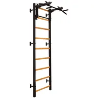 BenchK Sprossenwand ""731"", mit Klimmzugstange, 731B, Schwarz