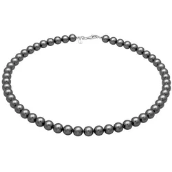 KUZZOI Herren Perlenkette synthetische Perlen 925 Silber Herrenschmuck   