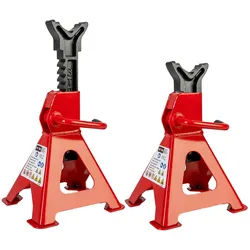 Grafner® Unterstellbock Set 3T KFZ Böcke Set - 3000 kg höhenverstellbar