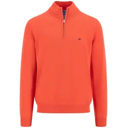 Troyer FYNCH-HATTON, Herren, Gr. XXL, rot (poppy rot), Strick, Obermaterial: 100% Baumwolle, casual, bequem, Langarm Bündchen, Pullover, mit Logostickerei