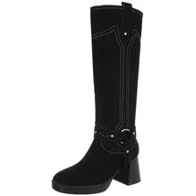 Ital-Design High-Heel-Stiefel Damen Schwarz 36