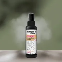 ALPHAZOO Zeck-Attack 200ml - Zeckenspray für Hunde, Katzen, Haus- und Hoftiere 100 ml