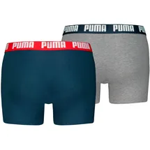 Puma Boxershorts 2er Pack Blau / Grau L