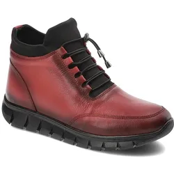 Rote Stiefeletten Artiker Modische Damenschuhe, 38