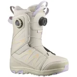 Salomon Ivy Boa Sj Snowboard-boots Für Frauen - Cream / Peach Fuzz / Orchid Petal - 25