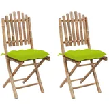 vidaXL Gartenstuhl 42 x 42 x 92 cm grün 2 St.