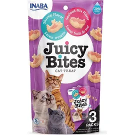 INABA Juicy Bites Shrimps und Meeresfrüchte 3 x 11,3 g