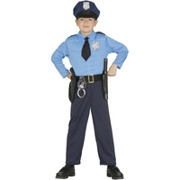 Guirca - Polizei Kostüm Größe 3-4 Jahre blau (85894)