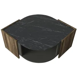 moebel17 Marbel Braun Walnuss 75 x 40 x 75 cm