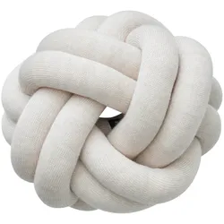 Design House Stockholm - Knot Kissen, cream
