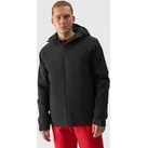 Skijacke 4F, Herren, Gr. M, schwarz, Softshell, Obermaterial: 100% Polyester. Futter: 100% Polyester. Wattierung: 100% Polyester, unifarben, hoch geschlossener Ausschnitt, eingesetzt eingefasste Kante mit Klettverschluss, Jacken, Winterjacke
