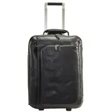 Piquadro Modus 2-Rollen Businesstrolley Leder 52 cm Laptopfach black