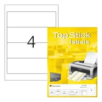 Topstick TOP STICK Ordnerrücken-Etiketten, 192 x 61 mm, weiß