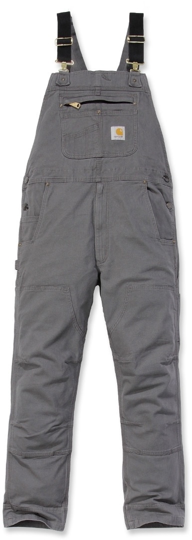 Carhartt Rugged Flex Rigby Bib Algemene, grijs, 30 Voorman