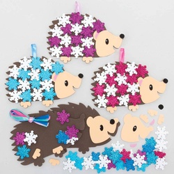 Schnee-Igel Bastelsets (pro Set 5) Bastelaktivitäten zu Weihnachten
