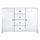OTTO home Kombikommode 128 x 88 x 38 cm Weiß