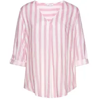LASCANA Schlupfbluse Damen weiß-rosa Gr.38