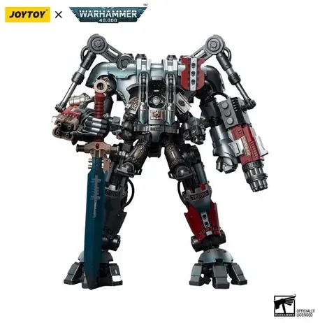 Warhammer 40k Actionfigur 1/18 Grey Knights Nemesis Dreadknight (Including Grey Knights Terminator Caddon Vibova) 12 cm