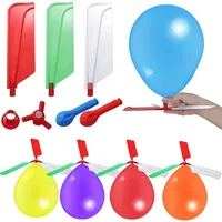 SHATCHI 6 Stück Helikopter-Luftballons Party Loot Piñata Tütenfüller Gastgeschenk Weihnachten Geschenk, mehrfarbig