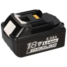 Makita 18V Akku passend für Makita Akku 18V 8Ah BL1860 BL1850 BL1850B BL1860 BL1860B BL1840B BL1840 BL1830 BL1835 BL1845 194204-5 LXT-400