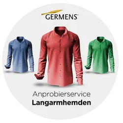 Langarmhemd Anprobierservice Größe XXL - 100 % Baumwolle