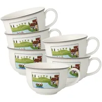 Villeroy & Boch Cappuccinotasse 0,5 l Bunt 6 St.