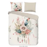 Muller Textil Videl Blumen Sand 135 x 200 cm + 2 x 80 x 80 cm