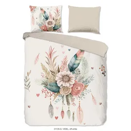 Muller Textil Videl Blumen Sand 135 x 200 cm + 2 x 80 x 80 cm