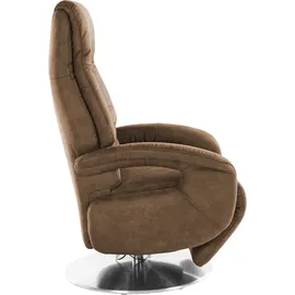 sit&more TV-Sessel SIT & MORE "Enjoy", braun (cognac), B:74cm H:113cm T:77cm, Luxus-Kunstleder;NaturLEDER (echtes Rindsleder);Luxus-Microfaser (100% Polyester);Liegefläche ausgezogen: 168 cm, Sessel, Fernsehsessel, in Größe L, wahlweise mit Motor und Aufstehhilfe