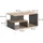 Vicco Hasso Anthrazit Eiche 90 x 49,4 cm