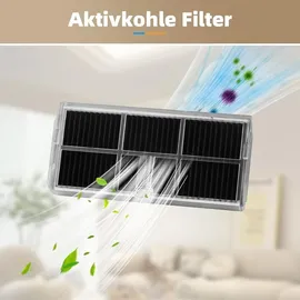 nixoot 20 Stück Zubehörset für X40 Ultra Complete/X40 Master/L40 Ultra Hauptbürste/Staubbeutel/Wischpads/HEPA Filter/Seitenbürste/Reinigungszubehör